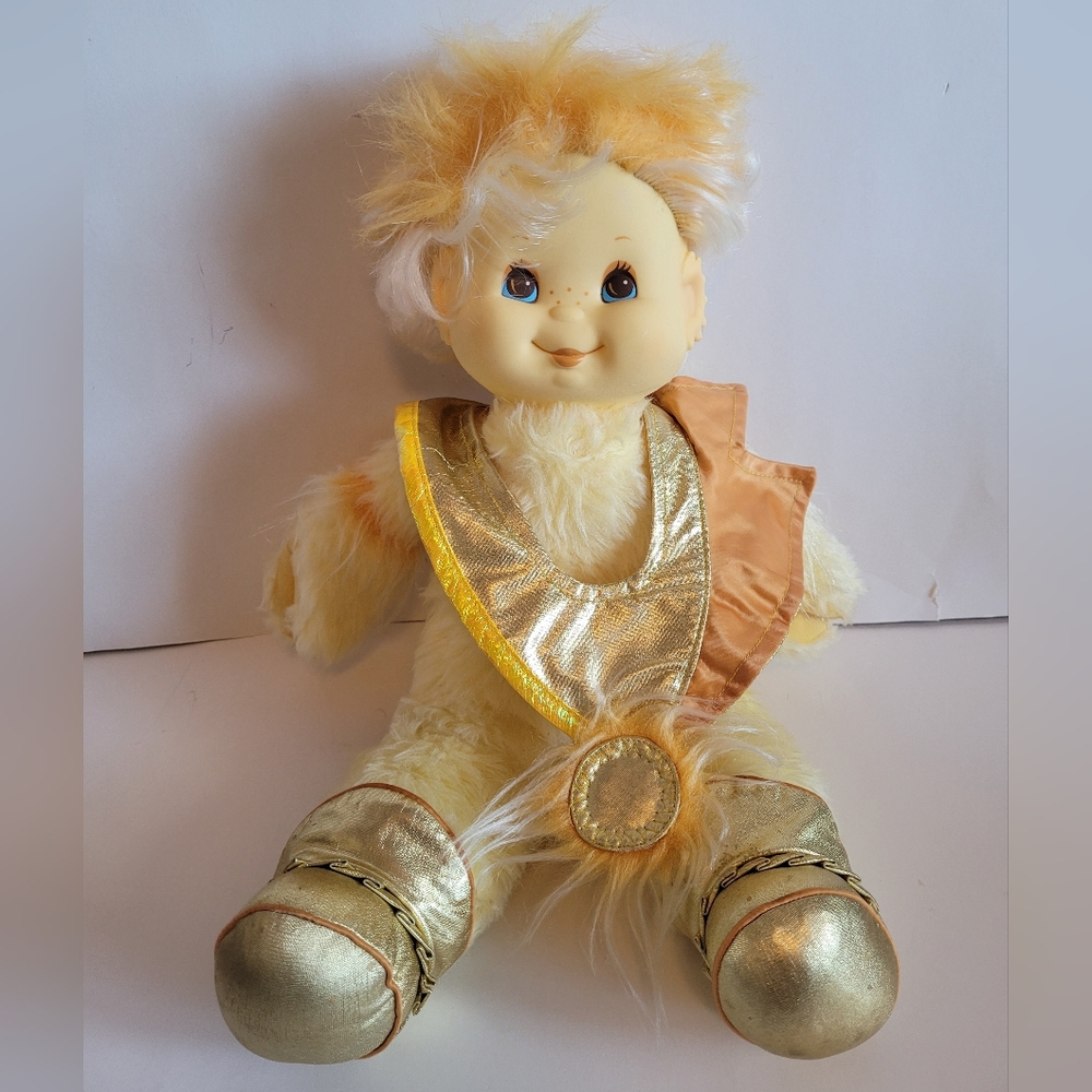 Wonder Whims 1980sSun Prince Plush Doug & Debby Hennings Vntg Doll Rubber Face